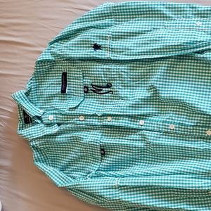 Monogrammed fishing shirt